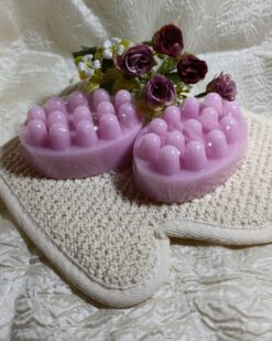 Back Scratcher Massage Soap Bars - Lavender